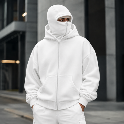 Hoodie Premium con Pasamontañas