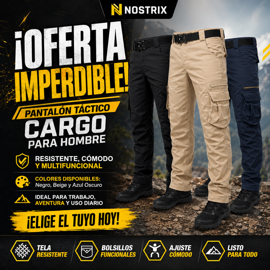 Pantalón Táctico Cargo: Listo Para Todo