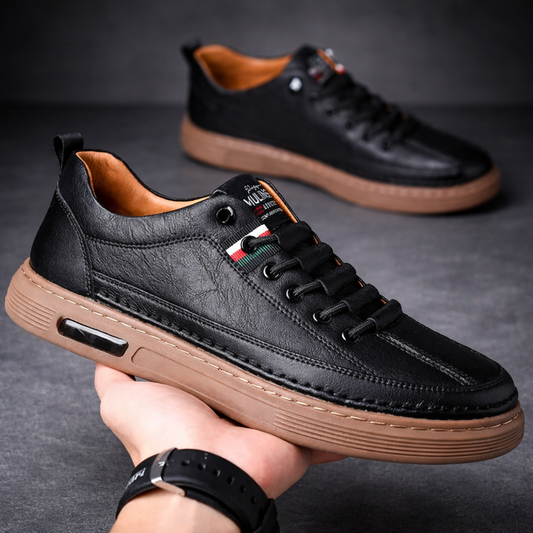 Zapato de cuero italiano